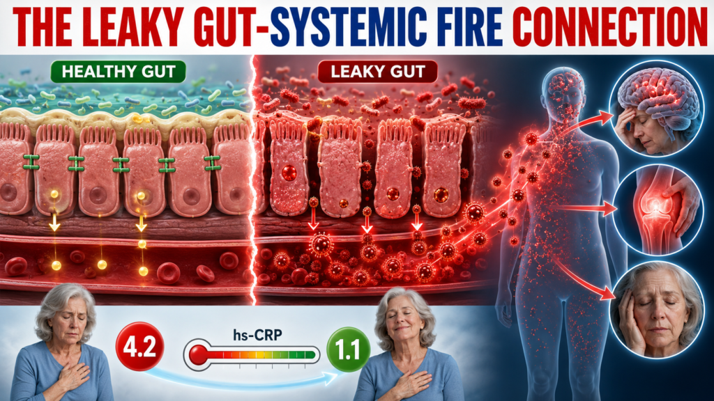 THE LEAKY GUT-SYSTEMIC FIRE CONNECTION