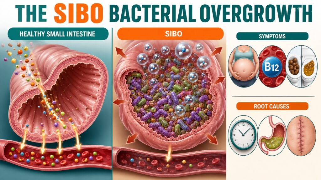 THE SIBO BACTERIAL OVERGROWTH