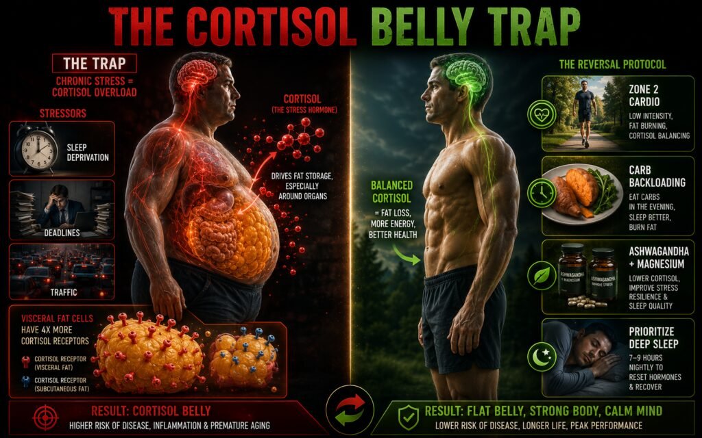THE CORTISOL BELLY TRAP