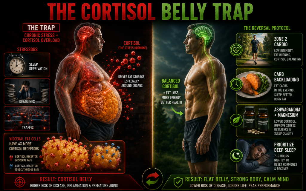 THE CORTISOL BELLY TRAP