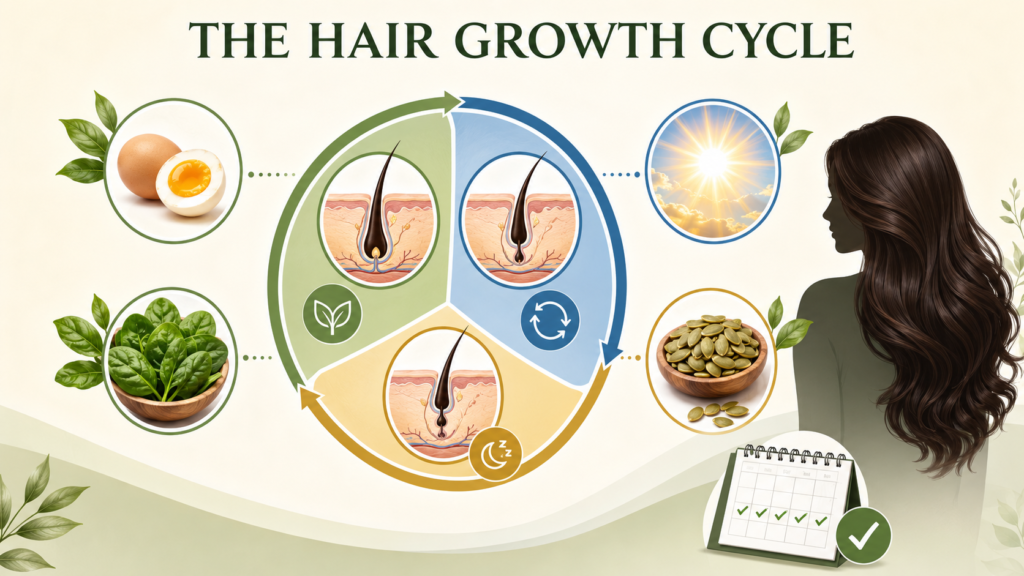 THE HAIR GROWTH CYCLE & NUTRIENT SUPPORT
