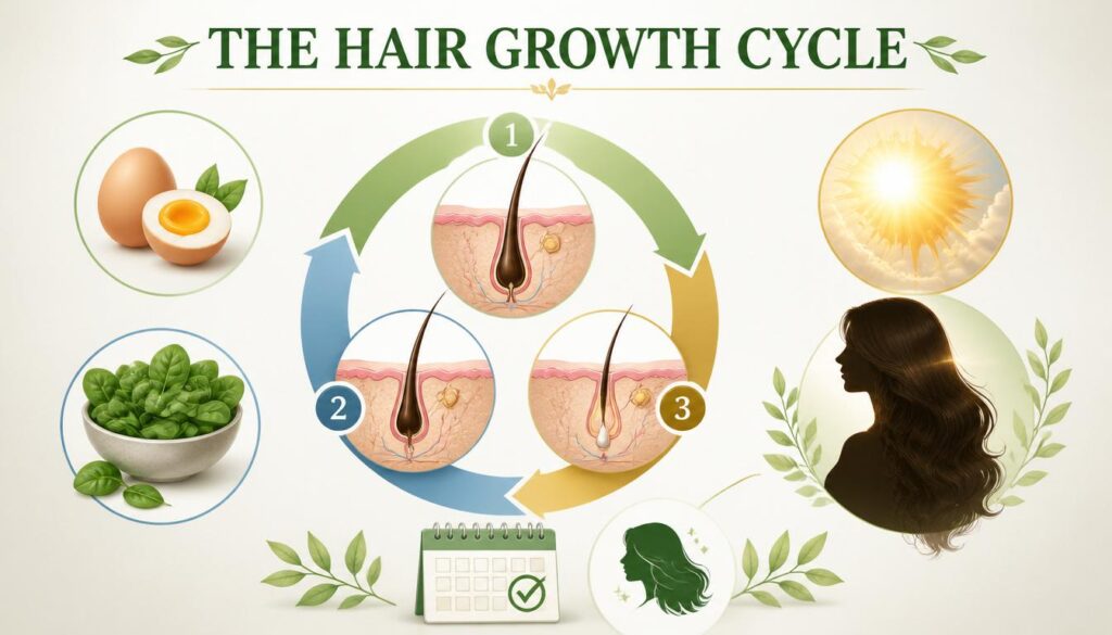 THE HAIR GROWTH CYCLE & NUTRIENT SUPPORT