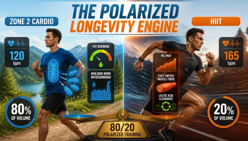 THE POLARIZED LONGEVITY ENGINE