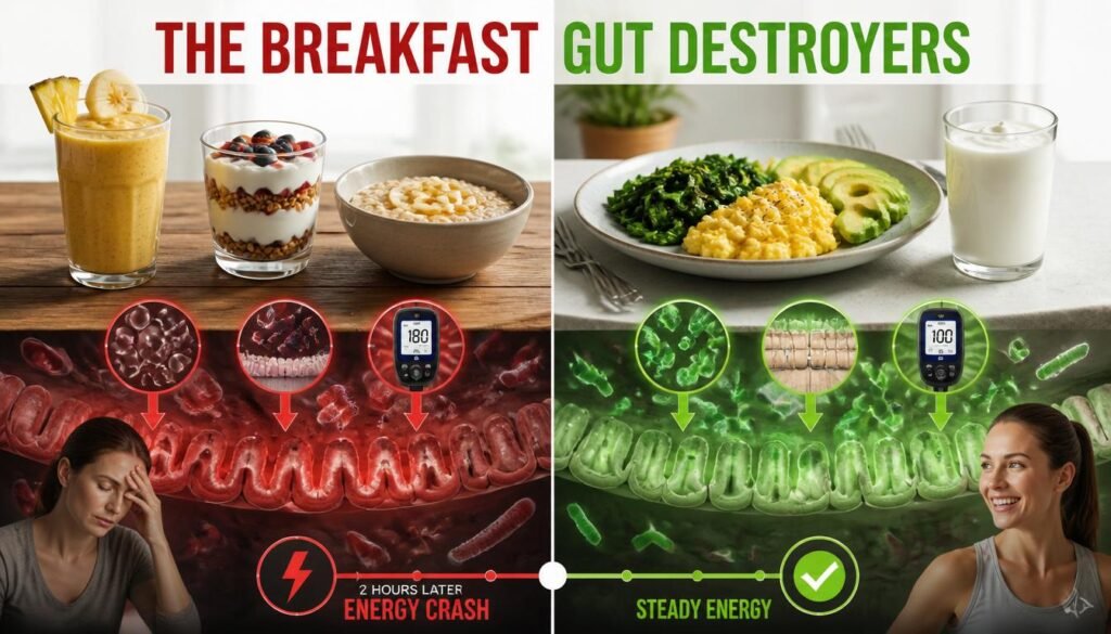 THE BREAKFAST GUT DESTROYERS