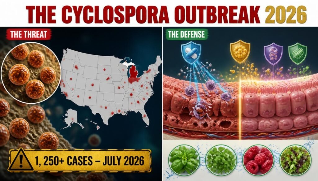 THE CYCLOSPORA OUTBREAK 2026