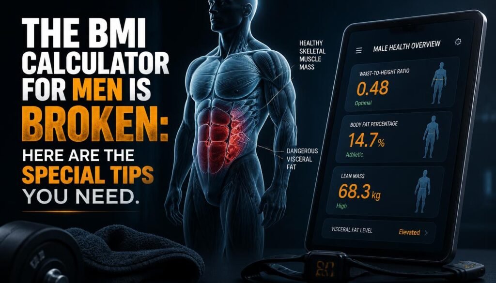 BMI calculator for men