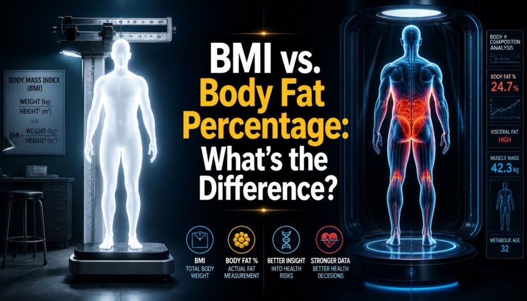 BMI vs body fat percentage