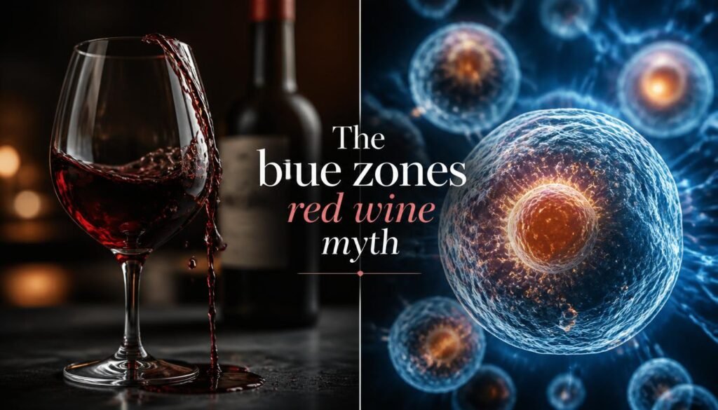 blue zones red wine myth